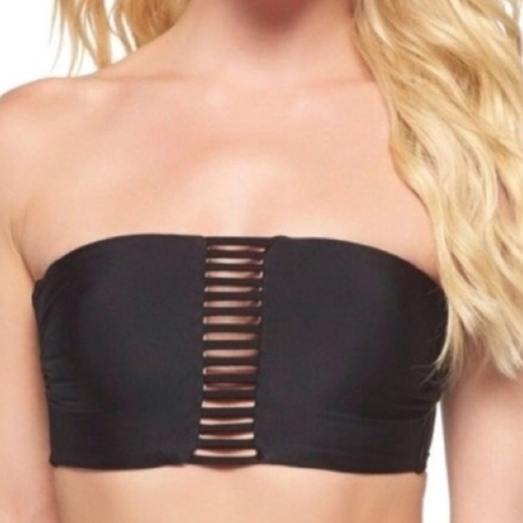 xhilaration bandeau swim top